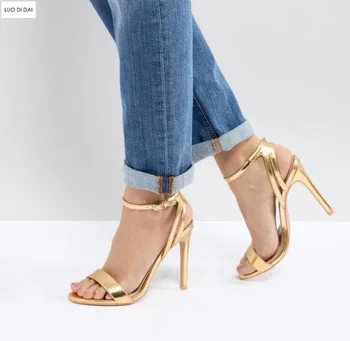 2019 sexy women gold metallic high heels party shoes buckle sandals dress shoes open toe sandals patent leather gladiator sandal
2019 sexy women gold metallic high heels party shoes buckle sandals dress shoes open toe sandals patent leather gladiator sandal