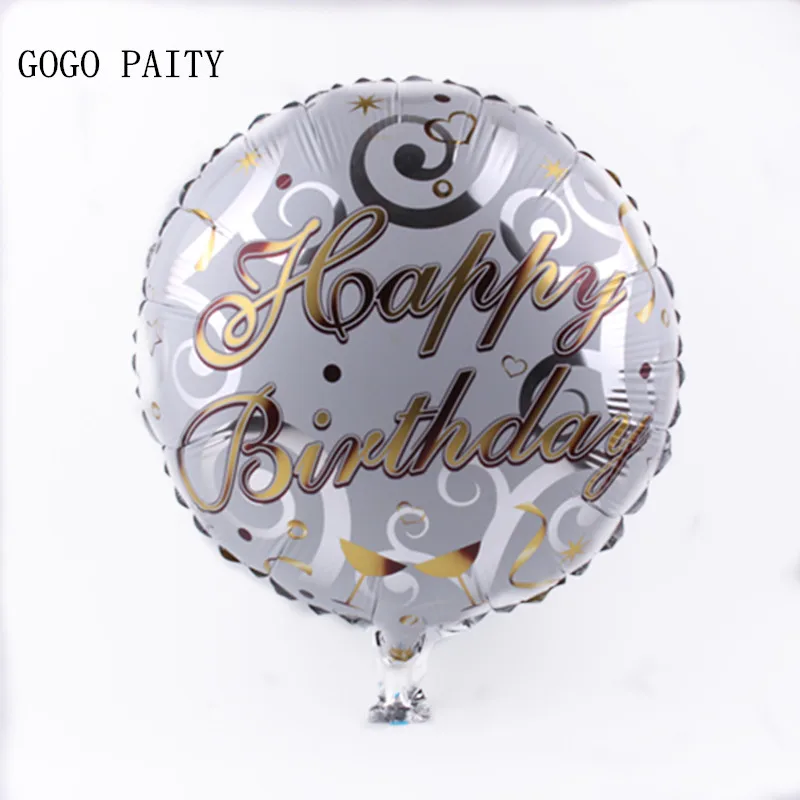 GOGO PAITY Round Happy Birthday Party Decoration films balloon balloons wholesale children's toys
GOGO PAITY Round Happy Birthday Party Decoration films balloon balloons wholesale children's toys