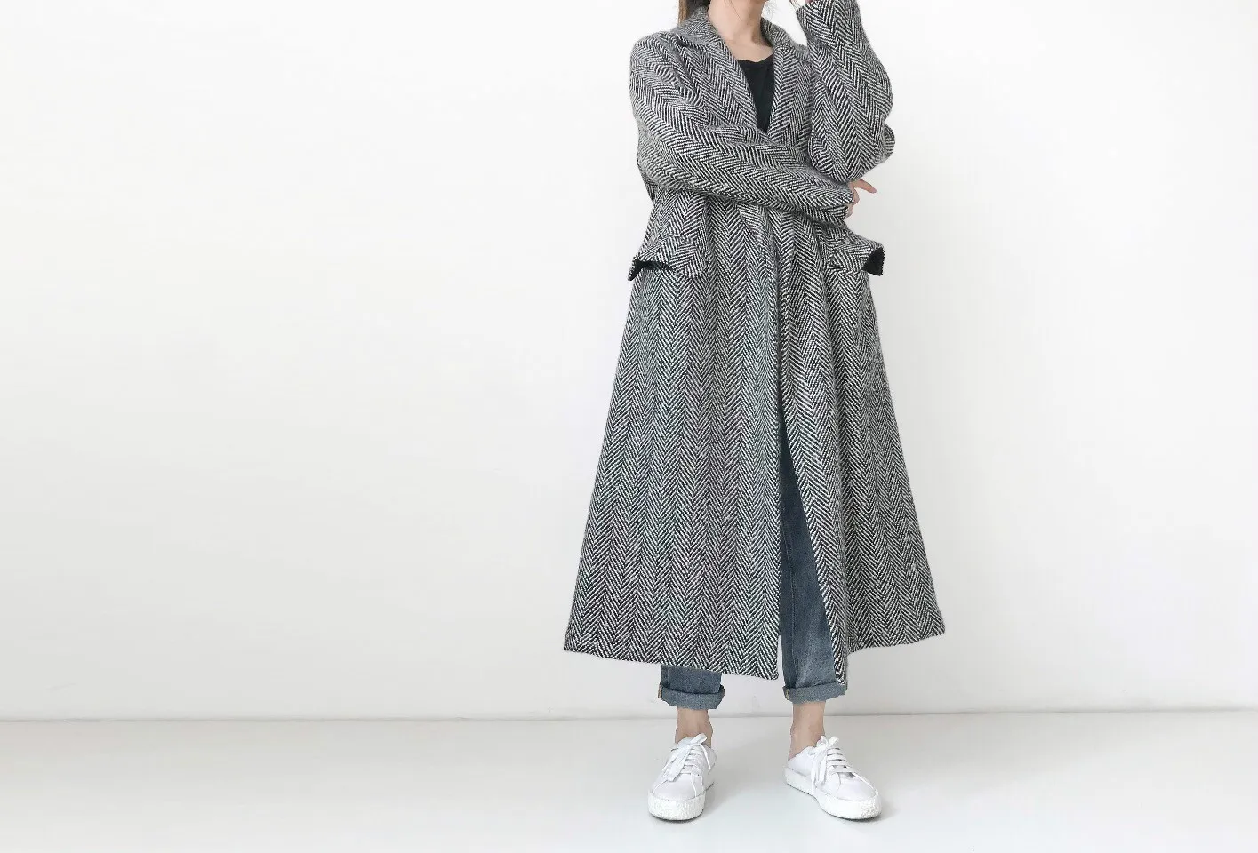Larry Mens Wool Overcoat