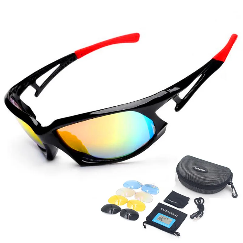 Cuzaekii 5 lenses Polarized Cycling Glasses UV400 MTB Bike Ride Outdoor Sports Eyewear Hiking Sunglasses For Men Women - JH-088
Cuzaekii 5 lenses Polarized Cycling Glasses UV400 MTB Bike Ride Outdoor Sports Eyewear Hiking Sunglasses For Men Women - JH-088