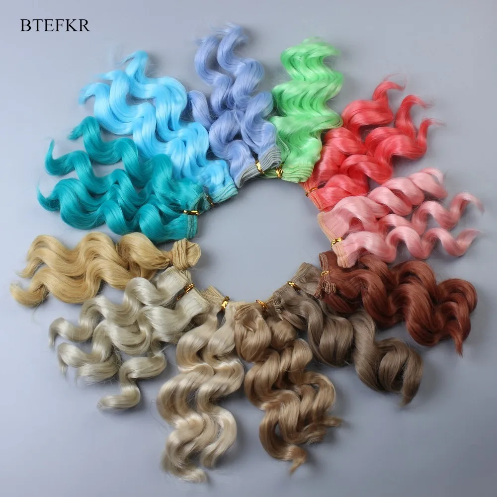 1PCS 15*100cm Baby Doll Wig Lol Doll Hair Accessories for Dolls BJD Doll Curly High-Temperature Synthetic Fiber Wig Kids Gift
1PCS 15*100cm Baby Doll Wig Lol Doll Hair Accessories for Dolls BJD Doll Curly High-Temperature Synthetic Fiber Wig Kids Gift