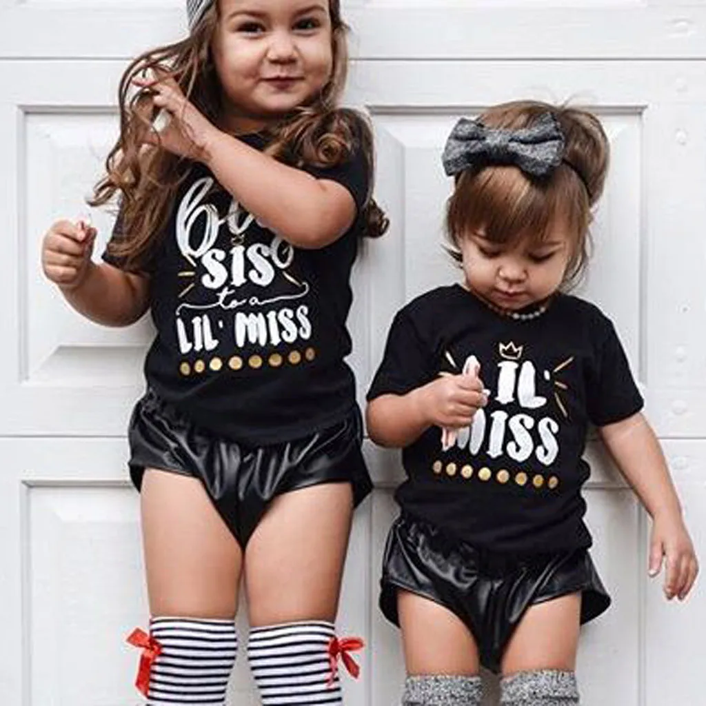 Kids Baby Girls Letter Print T Shirt Top Artificial Leather Baby Set Shorts Outfuits Sets 2019 Baby Girl Outfit Sets Bebes
Kids Baby Girls Letter Print T Shirt Top Artificial Leather Baby Set Shorts Outfuits Sets 2019 Baby Girl Outfit Sets Bebes