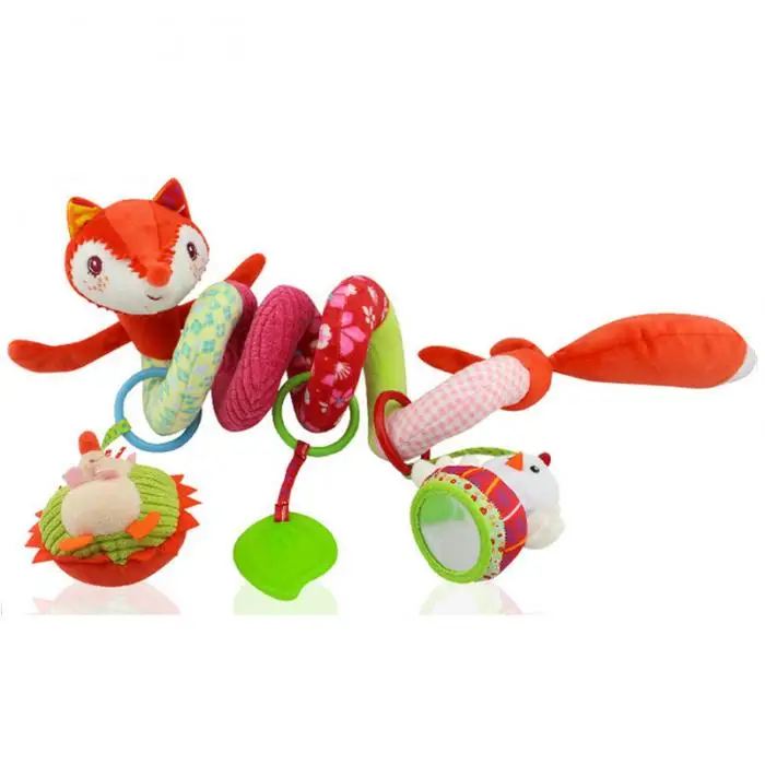 HAPPY MONKEY Infant Crib Revolves Around Plush Rattles Toy Movable Cartoon Animal Fox 0-3 Years Baby Bed Stroller Hanging Toys
HAPPY MONKEY Infant Crib Revolves Around Plush Rattles Toy Movable Cartoon Animal Fox 0-3 Years Baby Bed Stroller Hanging Toys