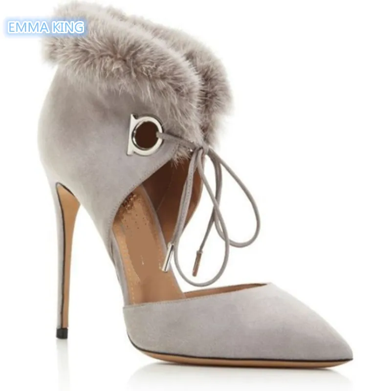 EMMA KING Autumn Solid Suede High HeelsWwomen's Pumps Pointed Toe Stilettos Zapatos Mujer Tacon Hollow Fashion Party Shoes Women
EMMA KING Autumn Solid Suede High HeelsWwomen's Pumps Pointed Toe Stilettos Zapatos Mujer Tacon Hollow Fashion Party Shoes Women