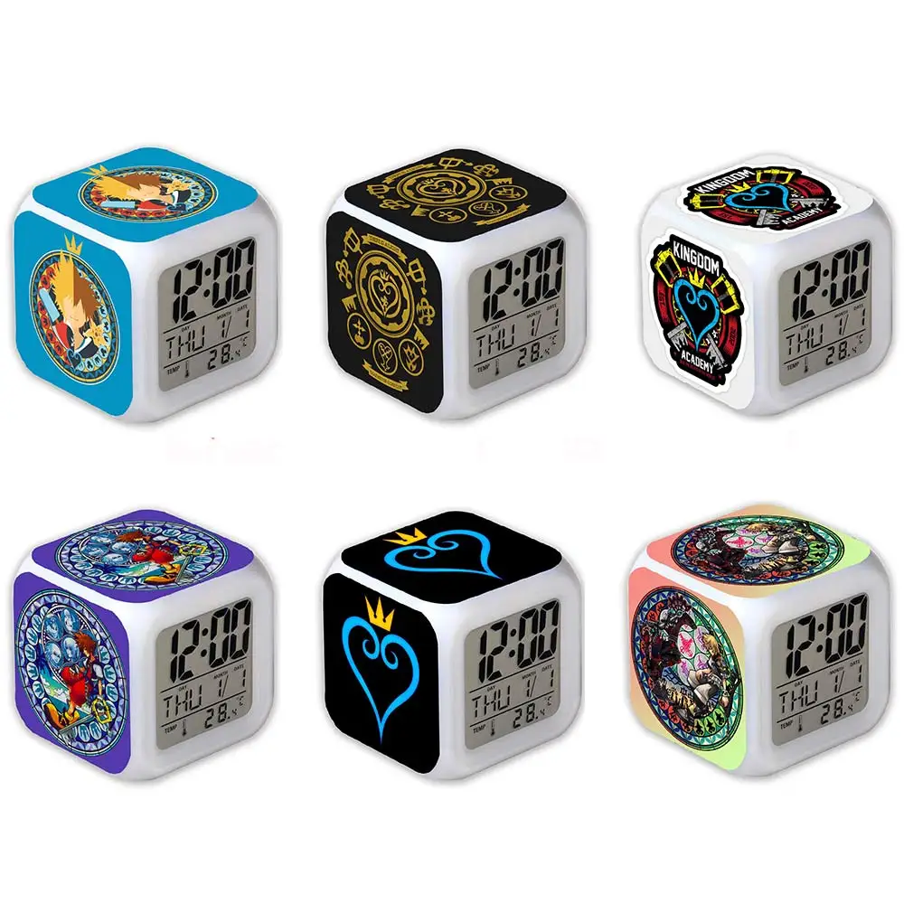 Giancomics Hot Game Kingdom Hearts Alarm Clock Flashing Colorful Touch Lights Toys for Children Discolourable Decor Anime Clock
Giancomics Hot Game Kingdom Hearts Alarm Clock Flashing Colorful Touch Lights Toys for Children Discolourable Decor Anime Clock