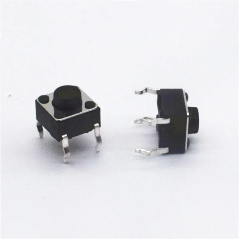 100pcs 6x6x5MM 4PIN Tactile Tact Push Button Micro Switch Direct Plug-in Self-reset DIP Top Copper
100pcs 6x6x5MM 4PIN Tactile Tact Push Button Micro Switch Direct Plug-in Self-reset DIP Top Copper