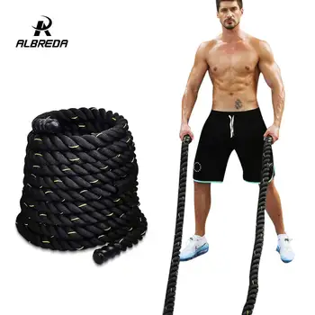 ALBREDA 1.5'' * 40'Poly Dacron Power Training Battle Ropes Gym Workout Training Rope fitness training sports exercise 12m*38mm
ALBREDA 1.5'' * 40'Poly Dacron Power Training Battle Ropes Gym Workout Training Rope fitness training sports exercise 12m*38mm