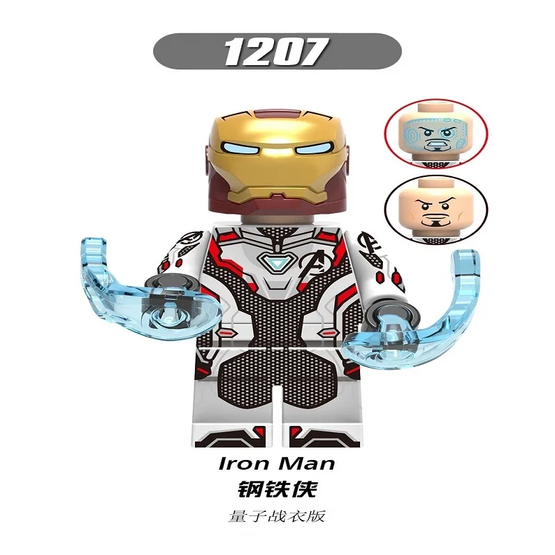 Single Sale X1207 Quantum Warfare Edition Iron-man Avengers 4 Action Figures Building Blocks Bricks legoing Minifigured toys
Single Sale X1207 Quantum Warfare Edition Iron-man Avengers 4 Action Figures Building Blocks Bricks legoing Minifigured toys