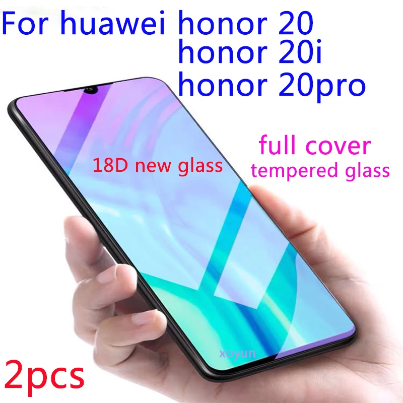 2Pcs 18D New Tempered Glass For Huawei Honor 20 20i 20 pro glass Screen Protector Toughened protective film
2Pcs 18D New Tempered Glass For Huawei Honor 20 20i 20 pro glass Screen Protector Toughened protective film