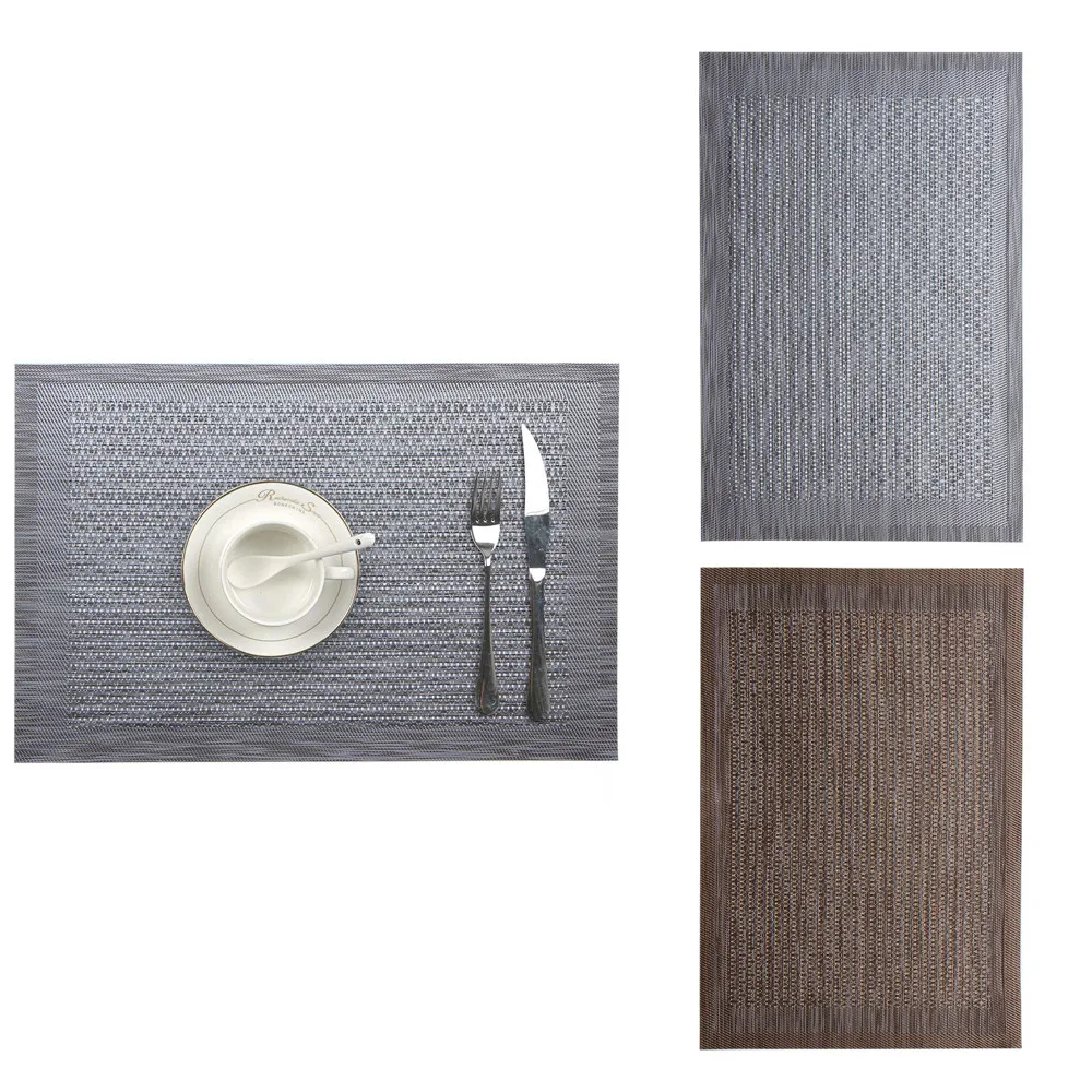 Dinner Placemat Pvc Dining Table Mat Disc Pads Bowl Pad Coasters Waterproof Table Decor Cloth Pad Slip-Resistant Pad B1
Dinner Placemat Pvc Dining Table Mat Disc Pads Bowl Pad Coasters Waterproof Table Decor Cloth Pad Slip-Resistant Pad B1
