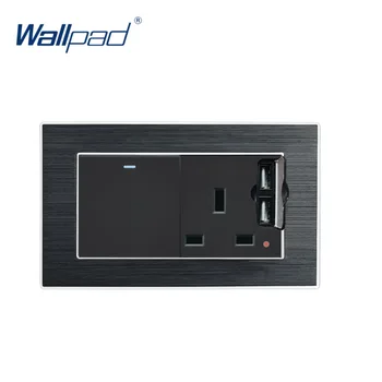 1 Gang 2 Way Switch With 3 Pin UK Socket 2 USB Charger Wallpad Luxury Wall Outlet Satin Metal Panel 146*86mm 5V 2400MA
1 Gang 2 Way Switch With 3 Pin UK Socket 2 USB Charger Wallpad Luxury Wall Outlet Satin Metal Panel 146*86mm 5V 2400MA