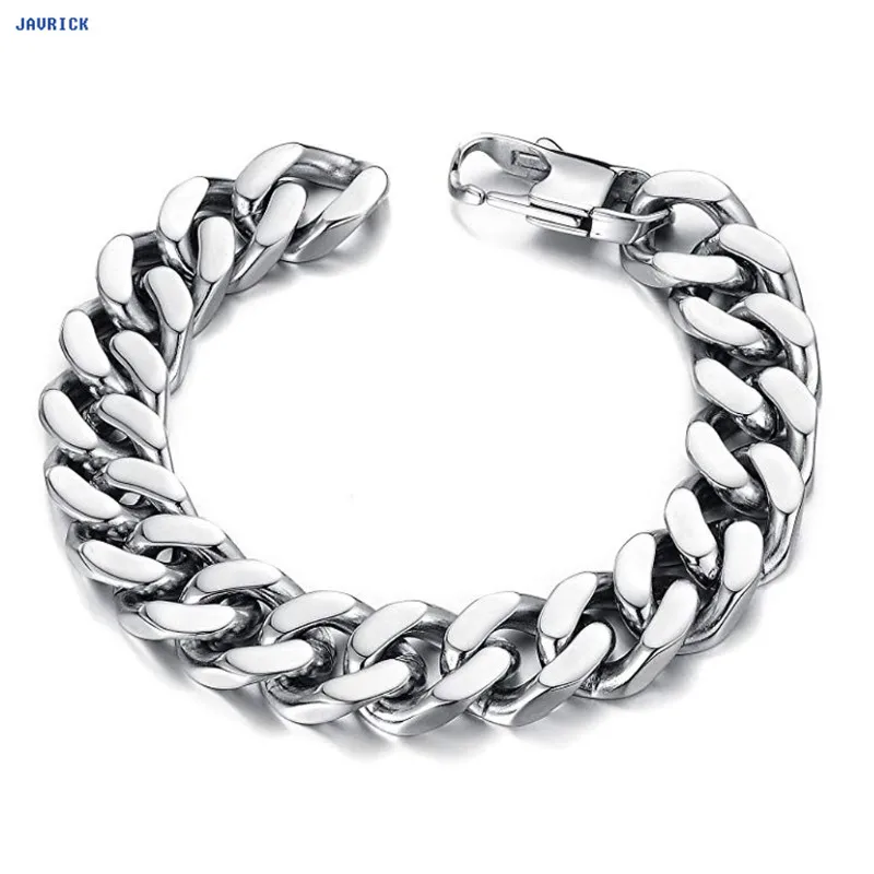 JAVRICK Men Stainless Steel Bracelet 14mm Width Curb Chain Link Bracelet Trendy Jewelry
JAVRICK Men Stainless Steel Bracelet 14mm Width Curb Chain Link Bracelet Trendy Jewelry