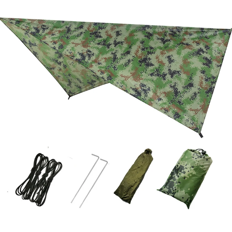 1 set Large Camping Tent Tarp Shelter Hammock Rain Fly Cover sleeping bed picnic swing canopy Waterproof Lightweight
1 set Large Camping Tent Tarp Shelter Hammock Rain Fly Cover sleeping bed picnic swing canopy Waterproof Lightweight
