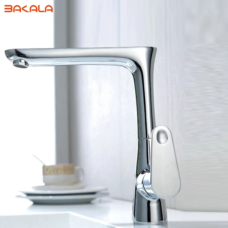 Freeshipping BAKALA Fashionable Tap Kitchen Chromed Mixer Single handle Single hole Surface Mounted Swivel Faucet YH-9013
Freeshipping BAKALA Fashionable Tap Kitchen Chromed Mixer Single handle Single hole Surface Mounted Swivel Faucet YH-9013