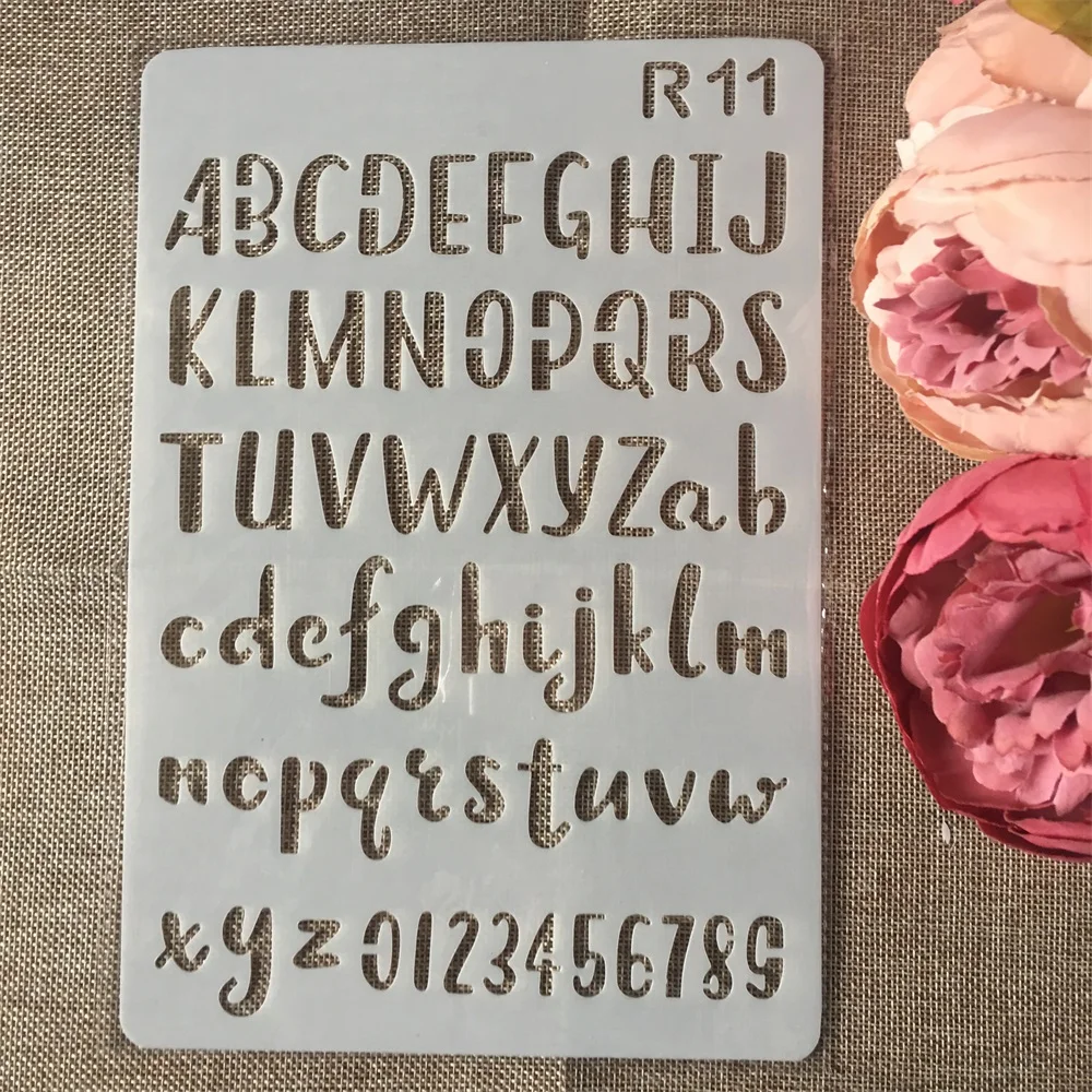 1Pcs 26cm Alphabet Letters DIY Craft Layering Stencils Painting Scrapbooking Stamping Embossing Decor Paper Card Template
1Pcs 26cm Alphabet Letters DIY Craft Layering Stencils Painting Scrapbooking Stamping Embossing Decor Paper Card Template
