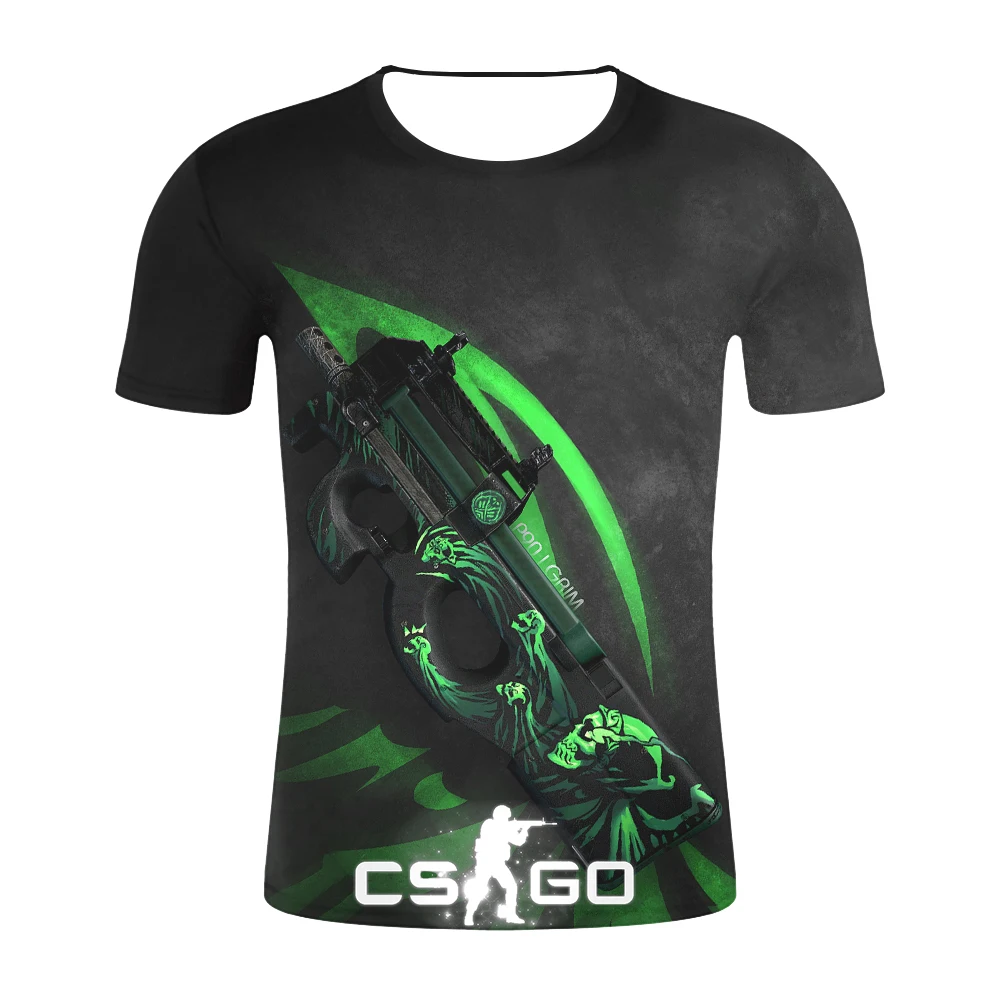 CS GO Gamer футболка 2019 Горячая Counter Strike Global Offensive CSGO Мужская высокого качества