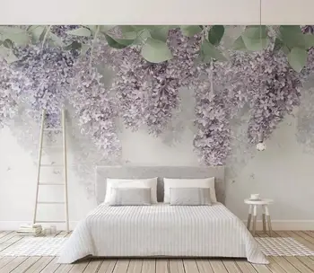 Custom decorative wall paper beautiful lavender wisteria flower 3d three-dimensional flower wedding room 3d wallpaper
Custom decorative wall paper beautiful lavender wisteria flower 3d three-dimensional flower wedding room 3d wallpaper