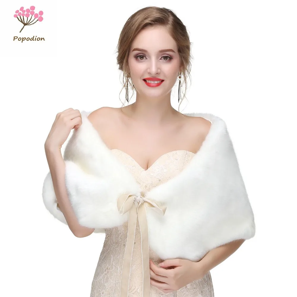 Popodion Bridal Faux Fur Shawl Fur Vest 6 Colors Cape Cloak Wedding Bolero Women WAS10121
Popodion Bridal Faux Fur Shawl Fur Vest 6 Colors Cape Cloak Wedding Bolero Women WAS10121