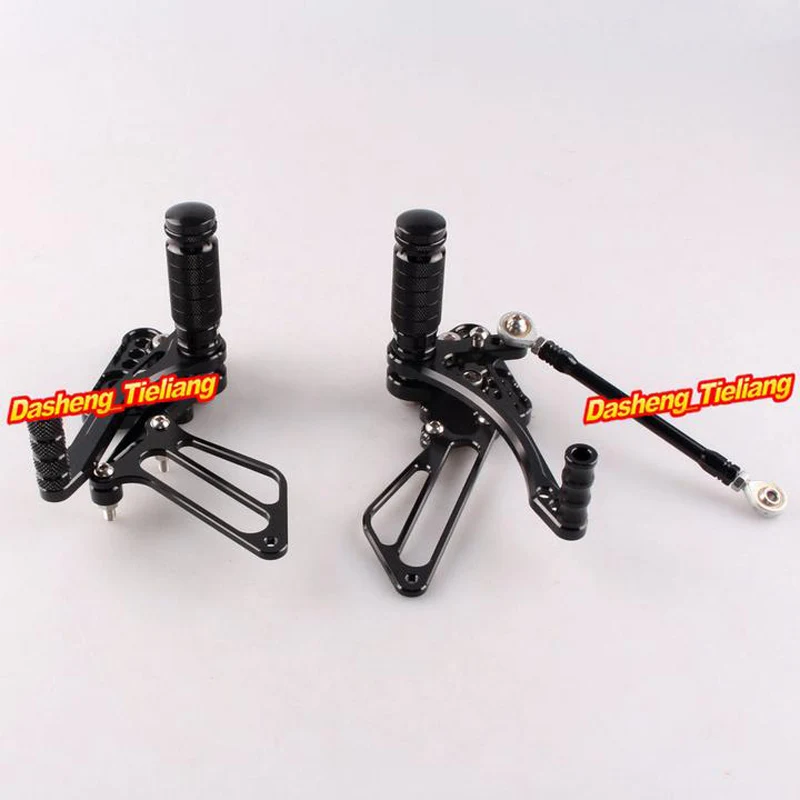 Adjustable Shift Foot Pegs Rear Set Footrests Replacement Kit For Suzuki GSX-R / GSXR1000 2005-2006 Motorcycle Accessory Parts