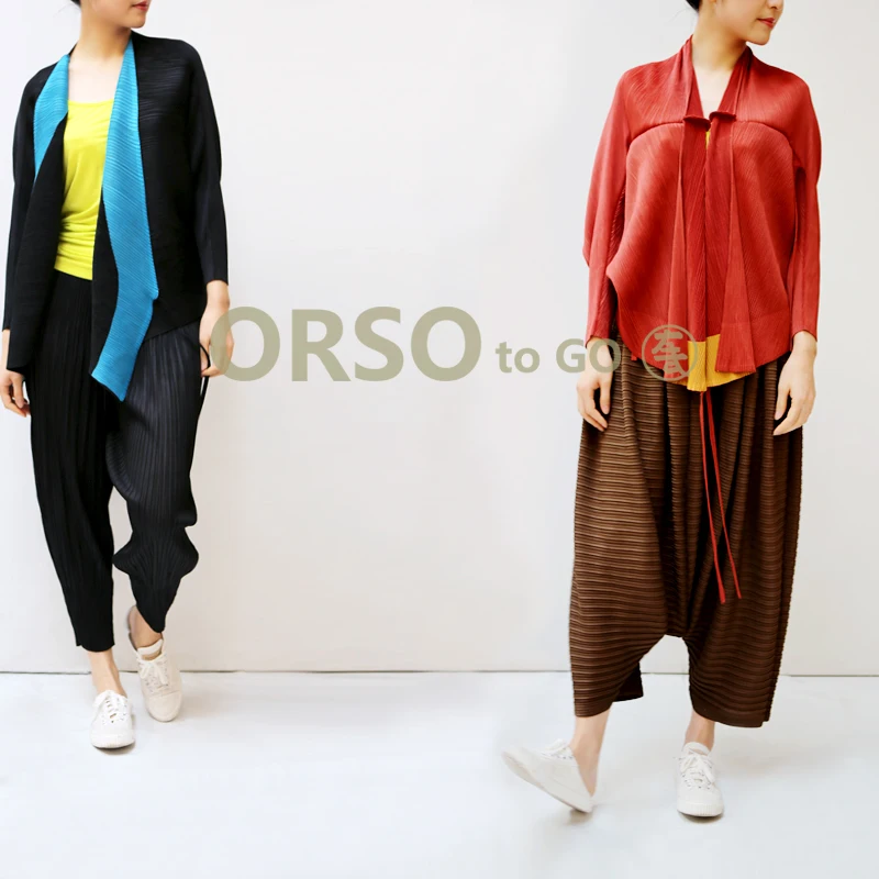 FREE SHIPPING Miyake folds Quarter Sleeve short paragraph bat -type patchwork coat IN STOCK
FREE SHIPPING Miyake folds Quarter Sleeve short paragraph bat -type patchwork coat IN STOCK