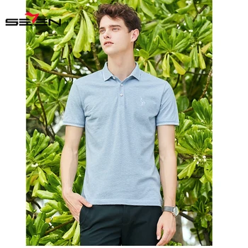 Seven Men's Polo Shirt Short Sleeve Casual Male Shirt Mens polo Shirts 4XL Polo Shirt Men Plus Size 3XL 4XL Summer 116T58060
Seven Men's Polo Shirt Short Sleeve Casual Male Shirt Mens polo Shirts 4XL Polo Shirt Men Plus Size 3XL 4XL Summer 116T58060