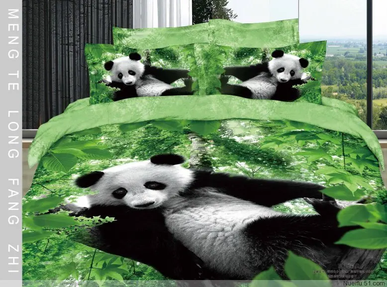 4pcs panda bedding set,500TC100% cotton green tree and panda animal quilt covers size Full/Queen, EMS Free Shipping
4pcs panda bedding set,500TC100% cotton green tree and panda animal quilt covers size Full/Queen, EMS Free Shipping