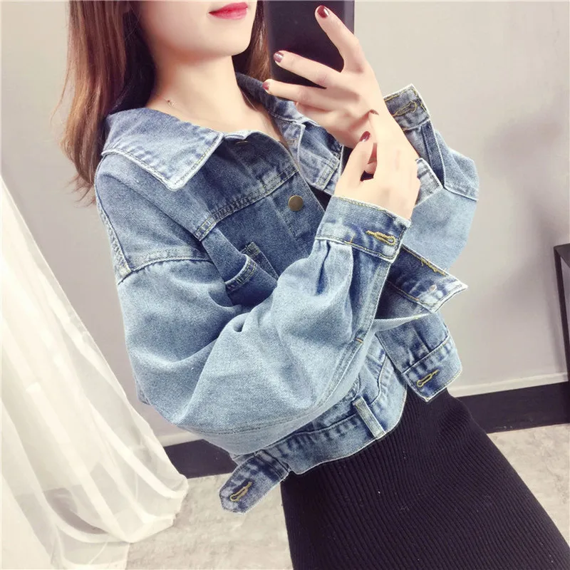 2019 New Jean Jacket Women Denim Jackets Short Spring Autumn Jeans Coat Vintage Korean Jacket Chaqueta Mujer KXE3324 KJ2256
2019 New Jean Jacket Women Denim Jackets Short Spring Autumn Jeans Coat Vintage Korean Jacket Chaqueta Mujer KXE3324 KJ2256