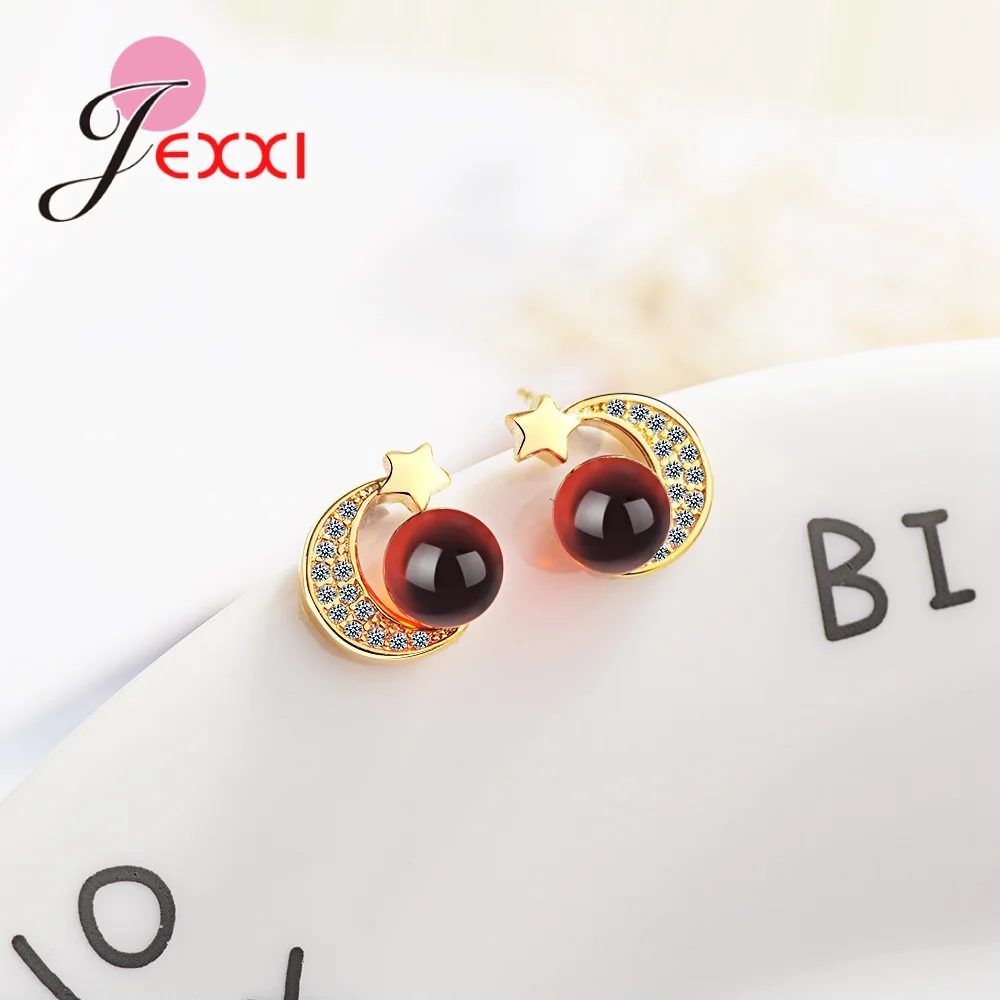 New Korean Earrings 2019 Women Girl 925 Sterling Silver Star Moon Pins Stud Jewelry Austria Crystal Paved Ear Brincos Wholesale
New Korean Earrings 2019 Women Girl 925 Sterling Silver Star Moon Pins Stud Jewelry Austria Crystal Paved Ear Brincos Wholesale