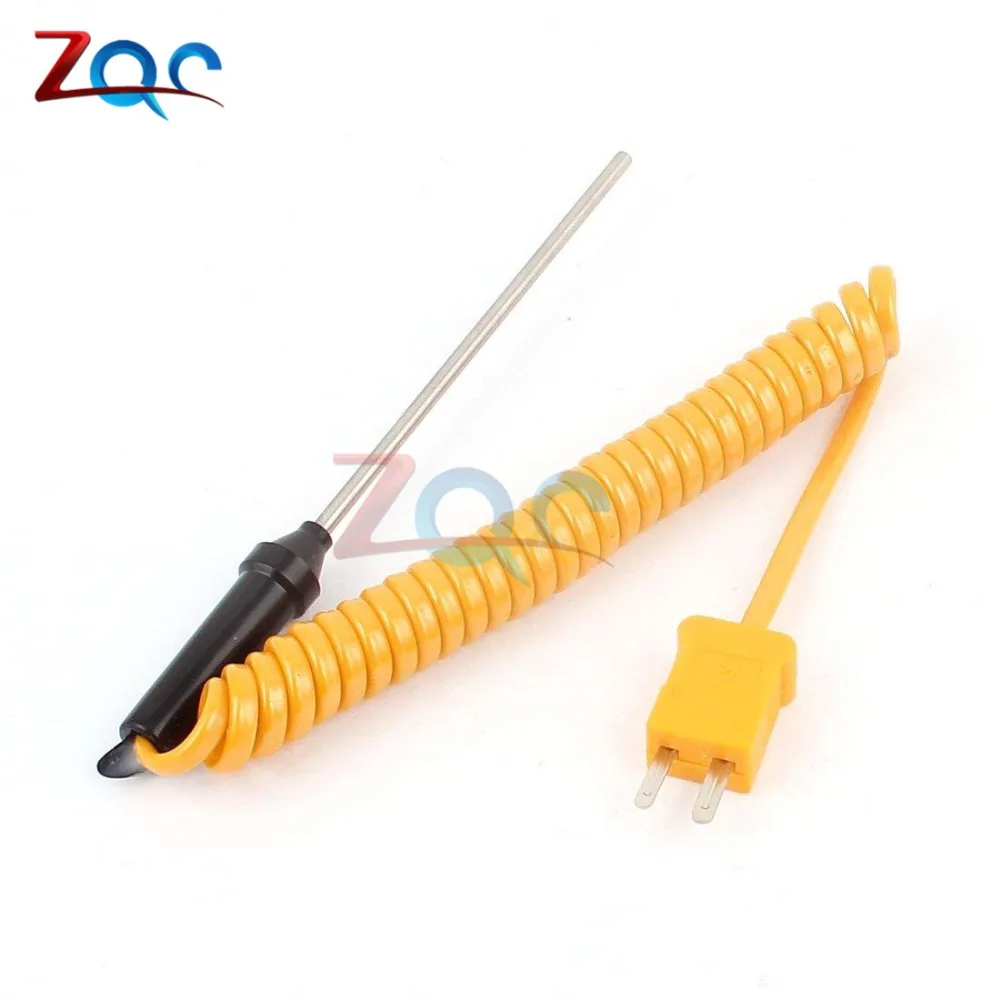 K-Type Thermocouple Probe Sensor 10cm/30cm/50cm Temperature Controller -50C to 1200 with Cable For Digital Thermometers
K-Type Thermocouple Probe Sensor 10cm/30cm/50cm Temperature Controller -50C to 1200 with Cable For Digital Thermometers