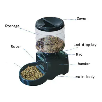5.5L Automatic Feeder Electronic Digital Display Bowl Dispenser Pet Feeder for Dog Cat HG99
5.5L Automatic Feeder Electronic Digital Display Bowl Dispenser Pet Feeder for Dog Cat HG99