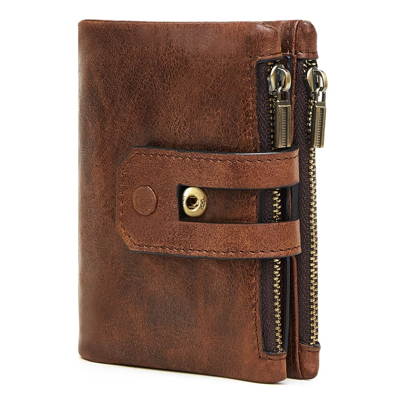 Genuine Crazy Horse Leather Mens Wallet Man Cowhide Cover Coin Purse Small Brand Male Credit&ID Multifunctional Walets
Genuine Crazy Horse Leather Mens Wallet Man Cowhide Cover Coin Purse Small Brand Male Credit&ID Multifunctional Walets
