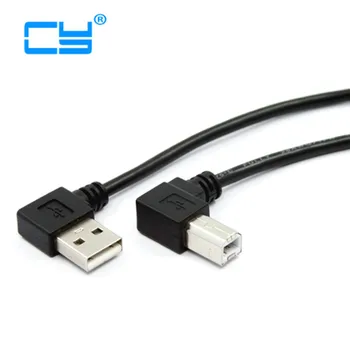 High Quality USB2.0 A male left 90 degree elbow to USB B 90 degree printer Scanner data line double elbow usb cable 0.5m 100cm
High Quality USB2.0 A male left 90 degree elbow to USB B 90 degree printer Scanner data line double elbow usb cable 0.5m 100cm