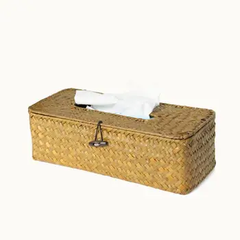 Paper Tissue Holders Environment-Friendly Straw Tissue Box Napkin Holder Table Decorative Accessoriess Home Decoration Storage
Paper Tissue Holders Environment-Friendly Straw Tissue Box Napkin Holder Table Decorative Accessoriess Home Decoration Storage