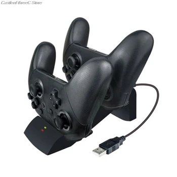 Portable Charging Station Fast Joystick Dual Dock Charger Handle Holder Controller with LED Indicator for Switch Pro Game Access
Portable Charging Station Fast Joystick Dual Dock Charger Handle Holder Controller with LED Indicator for Switch Pro Game Access