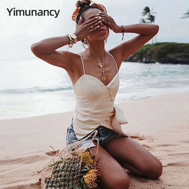 Yimunancy 2019 High Street Cami Top Women Fashion Spaghetti Strap Tops Ladies Vintage Crop Tops Blusas
Yimunancy 2019 High Street Cami Top Women Fashion Spaghetti Strap Tops Ladies Vintage Crop Tops Blusas