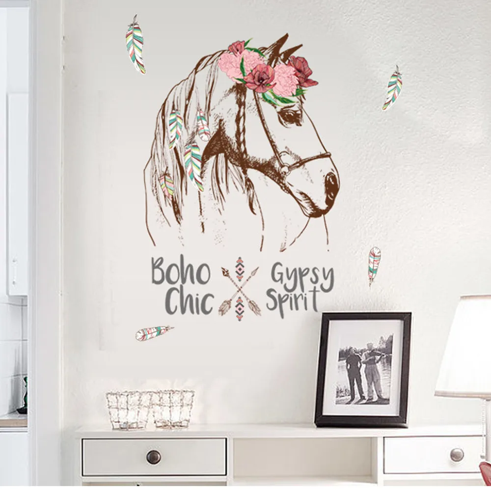 Colorful Horse Removable Vinyl Decal Mural Home Decor Wall Sticker Home Decoration Accessories Wall Stickers Room Decor #20
Colorful Horse Removable Vinyl Decal Mural Home Decor Wall Sticker Home Decoration Accessories Wall Stickers Room Decor #20