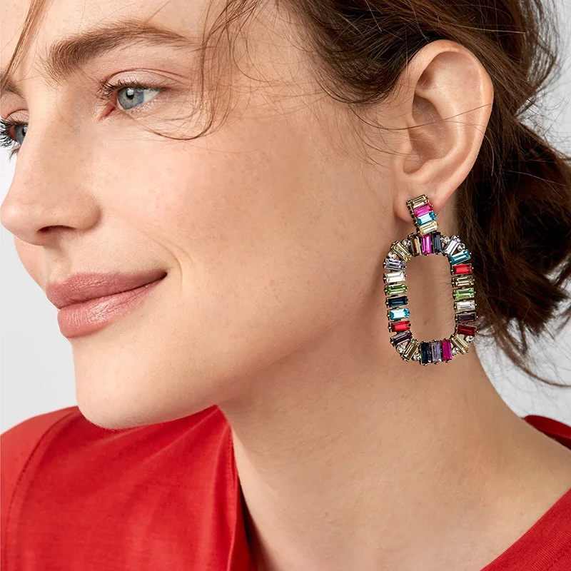 Dvacaman Presale Big Rectangle Pendant Earrings Women Crystal Bridal Earrings Statement Earrings Jewelry Lady Drop Earrings AE56
Dvacaman Presale Big Rectangle Pendant Earrings Women Crystal Bridal Earrings Statement Earrings Jewelry Lady Drop Earrings AE56