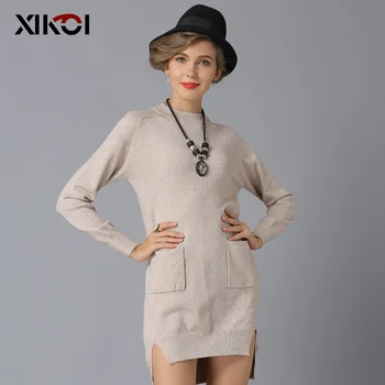 XIKOI 2017 Female Knitwear Knitted Sweater Women Cardigans Sweater Winter O-Neck Pocket Casual Jumper Top Solid Sweaters
XIKOI 2017 Female Knitwear Knitted Sweater Women Cardigans Sweater Winter O-Neck Pocket Casual Jumper Top Solid Sweaters