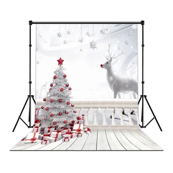 LB Polyester & Vinyl Christmas Tree Fairytale Balcony White Reindeer Children Backgrounds For Photo Studio Photography Backdrops
LB Polyester & Vinyl Christmas Tree Fairytale Balcony White Reindeer Children Backgrounds For Photo Studio Photography Backdrops
