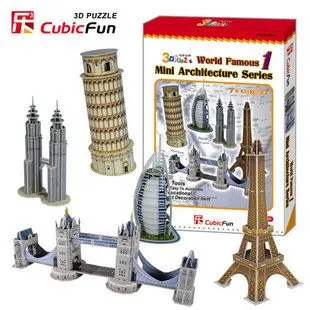 Candice guo! 3D puzzle 3D paper model jigsaw game world famous building mini architecture series 1
Candice guo! 3D puzzle 3D paper model jigsaw game world famous building mini architecture series 1