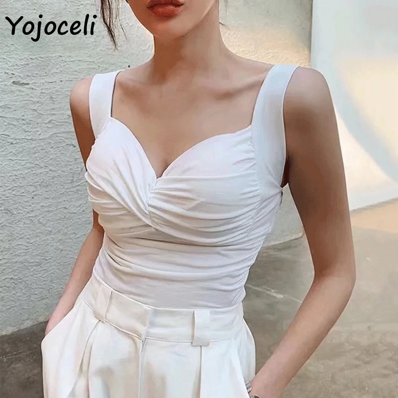 Yojoceli sexy front knot camis tops all match women vest tops 2019 summer white camisole tops
Yojoceli sexy front knot camis tops all match women vest tops 2019 summer white camisole tops