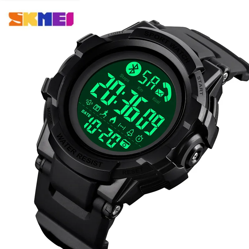 SKMEI Bluetooth Men's Smart Watch Luxury Calorie Pedometer Sport Men Watches Sleep Monitor Smartwatch reloj inteligente #1501
SKMEI Bluetooth Men's Smart Watch Luxury Calorie Pedometer Sport Men Watches Sleep Monitor Smartwatch reloj inteligente #1501