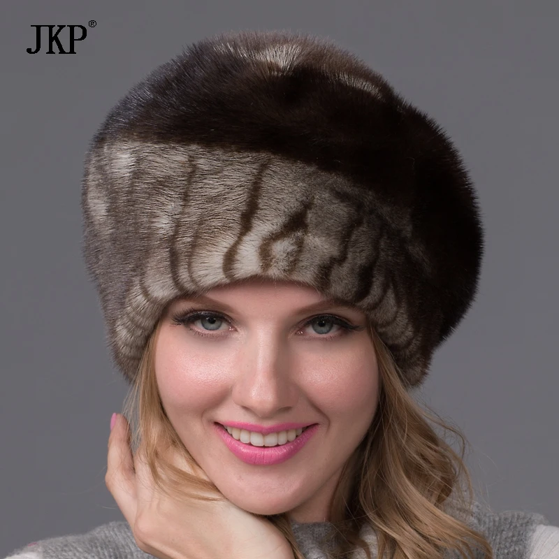 Real natural Whole skin mink fur hat women winter fashion warm ladies Ear protection mink cap
Real natural Whole skin mink fur hat women winter fashion warm ladies Ear protection mink cap