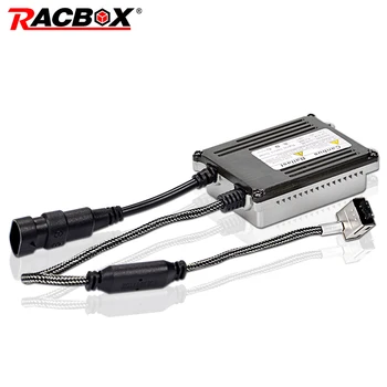 

RACBOX 35W Fast Bright Slim HID Xenon Ballast D1S D2S D3S D4S Canbus Ignition Block 12V For Retrofit Car Headlight D2R D4R D1R