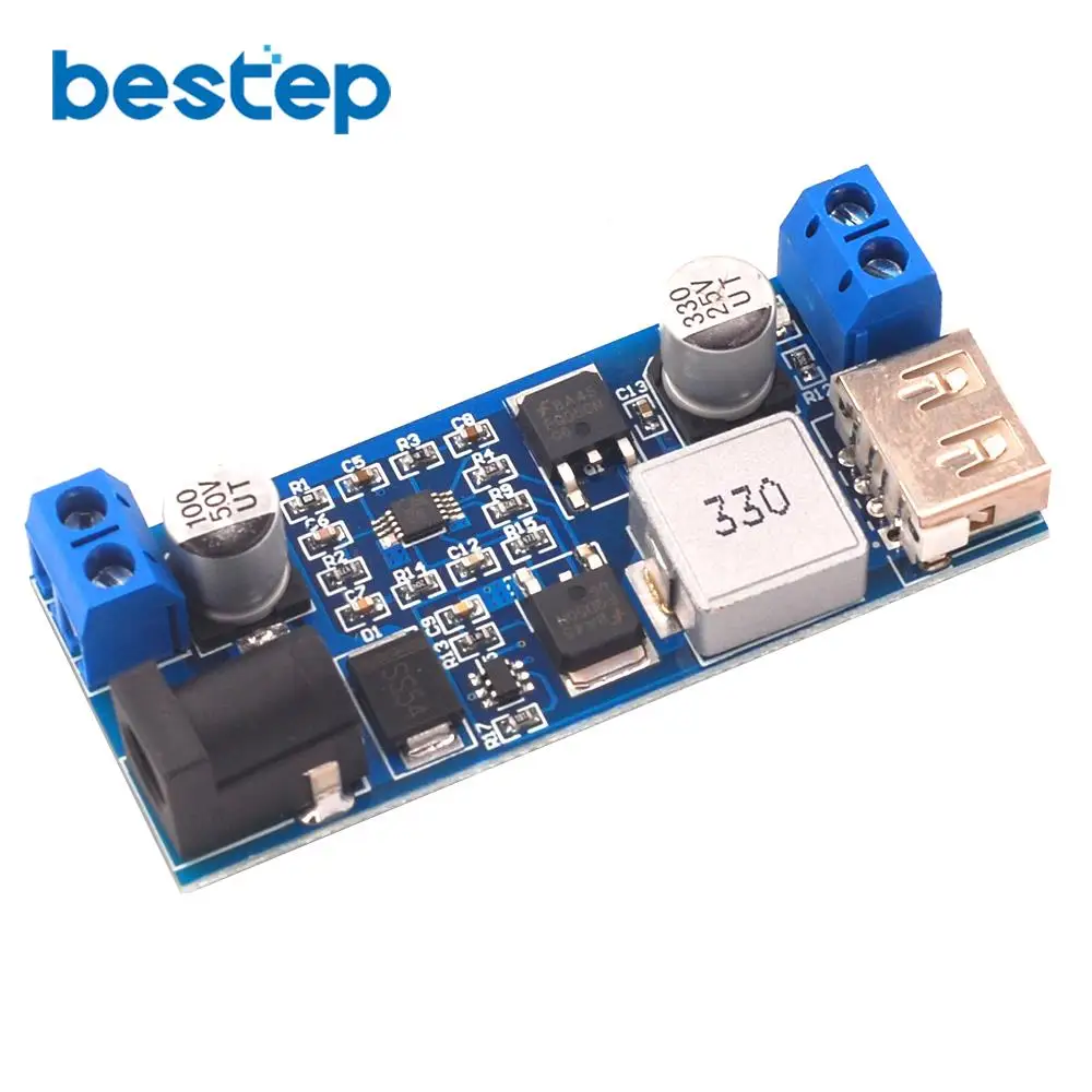 XH-M249 DC-DC 30W Voltage Step Down Power Supply Buck Module 9-36V 12V 24V to 5V 6A USB Charging
XH-M249 DC-DC 30W Voltage Step Down Power Supply Buck Module 9-36V 12V 24V to 5V 6A USB Charging