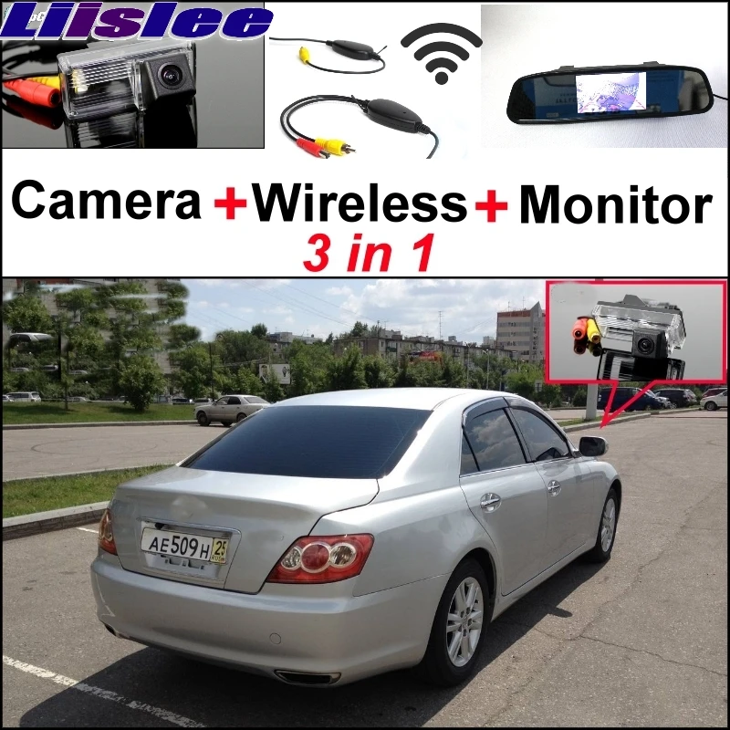 Liislee Special Rear View Camera + Wireless Receiver Mirror Monitor Backup Parking System For TOYOTA Reiz Mark X MarkX 2004~2009
Liislee Special Rear View Camera + Wireless Receiver Mirror Monitor Backup Parking System For TOYOTA Reiz Mark X MarkX 2004~2009