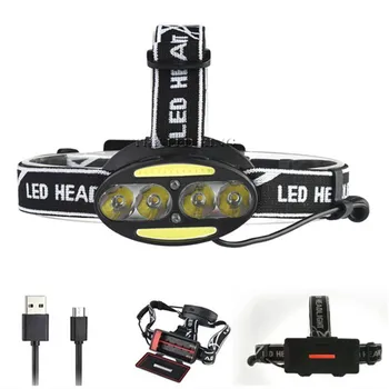 30000LM Motion Sensor Led Headlamp 4*T6+2*COB+2*Red Zoomable 4 modes Head light Head Torch flashlight +18650 battery for Fishing
30000LM Motion Sensor Led Headlamp 4*T6+2*COB+2*Red Zoomable 4 modes Head light Head Torch flashlight +18650 battery for Fishing