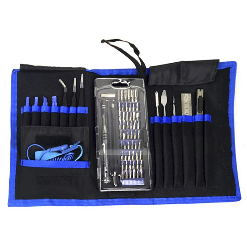 75 in 1 with 57 Bit Magnetic Driver Kit Precision Screwdriver set Hand Tools for Phone Electronics Repair Tool Kit
75 in 1 with 57 Bit Magnetic Driver Kit Precision Screwdriver set Hand Tools for Phone Electronics Repair Tool Kit