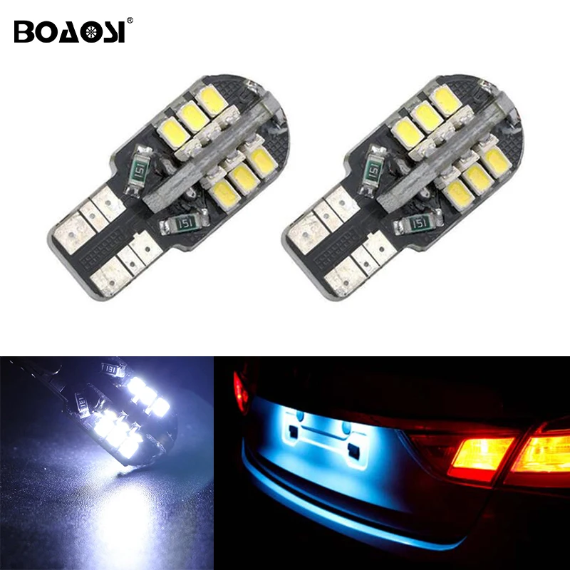 BOAOSI 2x T10 W5W Car LED Light Bulbs License Plate Lamp For Honda Civic Accord Fit CRV City HRV
BOAOSI 2x T10 W5W Car LED Light Bulbs License Plate Lamp For Honda Civic Accord Fit CRV City HRV