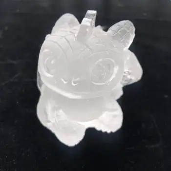 3.8'' Lovely Natural Clear Quartz Crystal Carving Reiki Toothless Dragon For Decoration FMX
3.8'' Lovely Natural Clear Quartz Crystal Carving Reiki Toothless Dragon For Decoration FMX